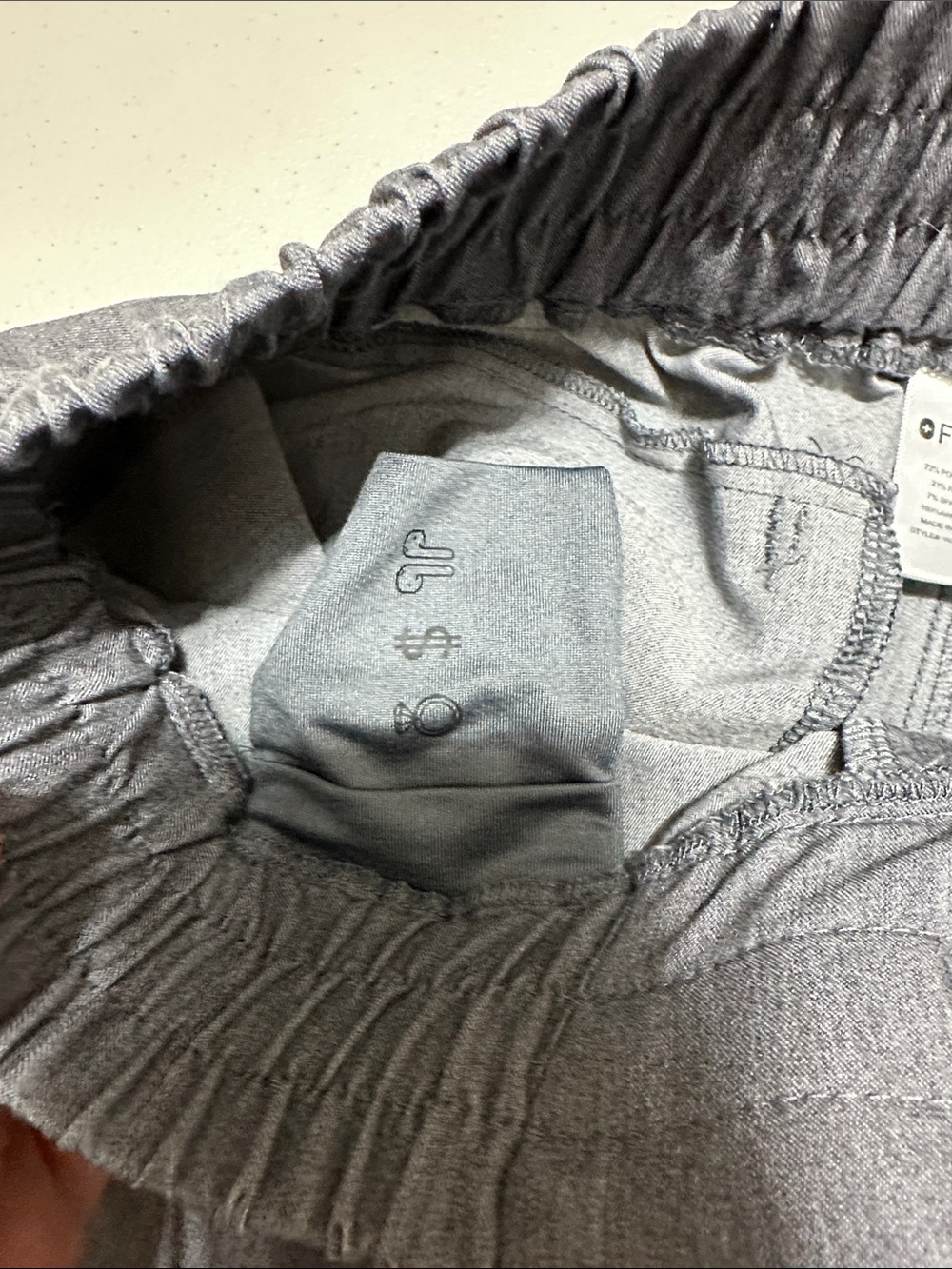 Figs Charcoal Joggers with Teal Drawcord - Picture 5 of 5